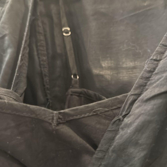 J. Crew Ruffle Sleeve Voile Dress Cotton V-Neck A-Line - Picture 5 of 6